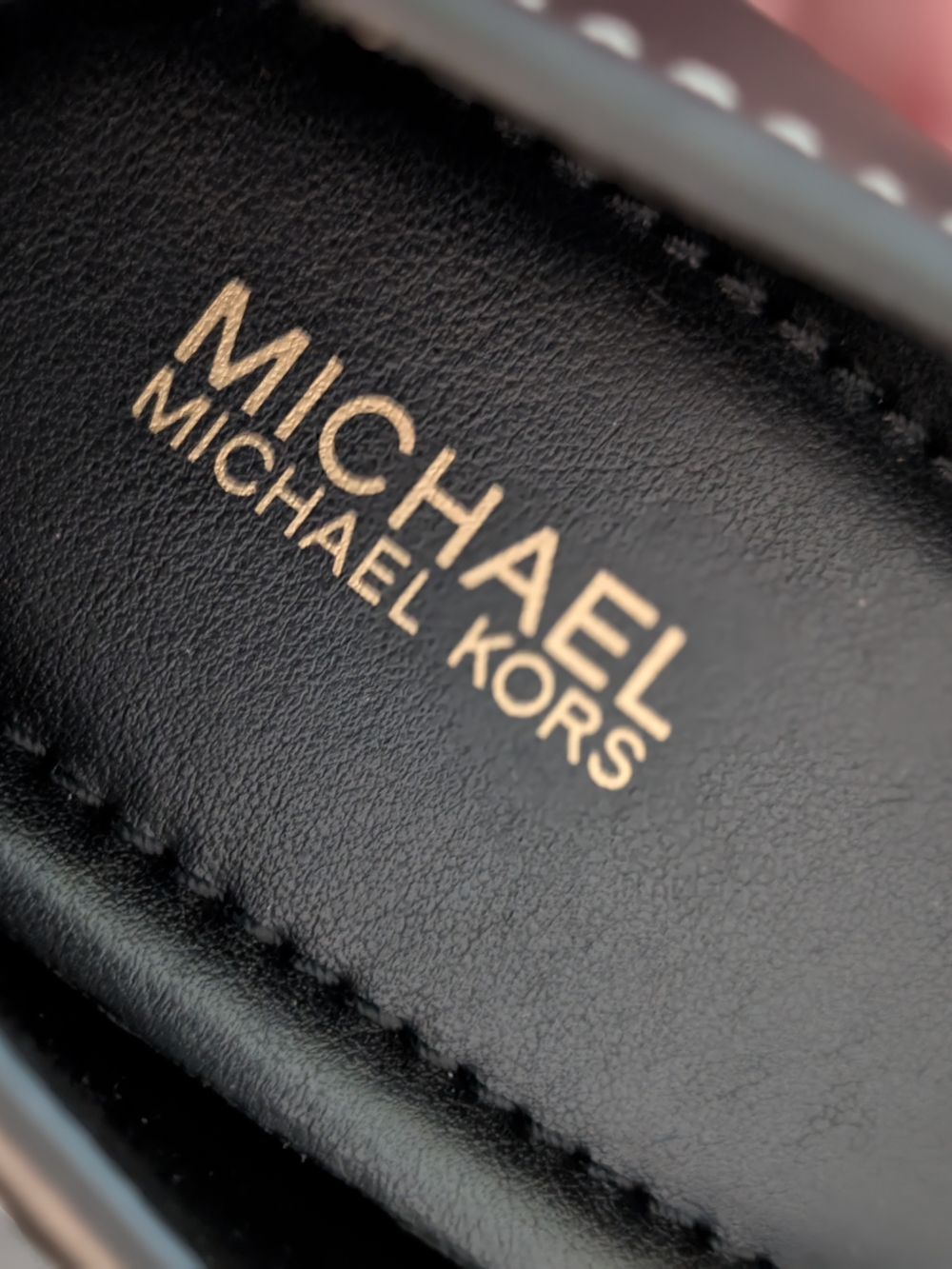 Michael Kors Black Nappa Leather MK Logo Driving Loafers Size 9 - Picture 5 of 5